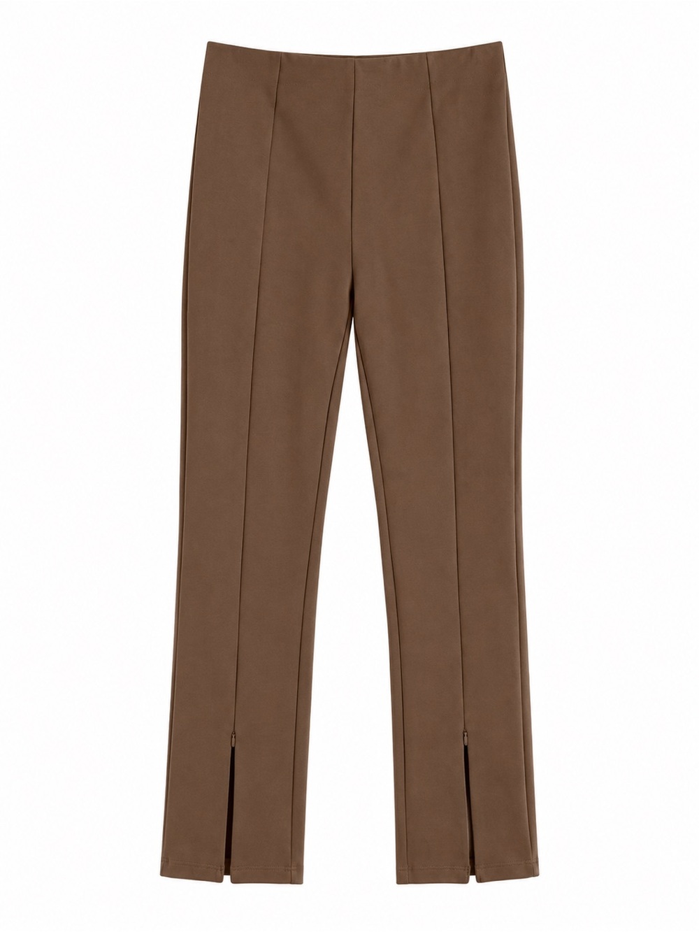Petal & Pup Brown Slim Front-Seam Trousers